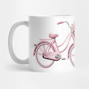 Pink Bicycle Mug